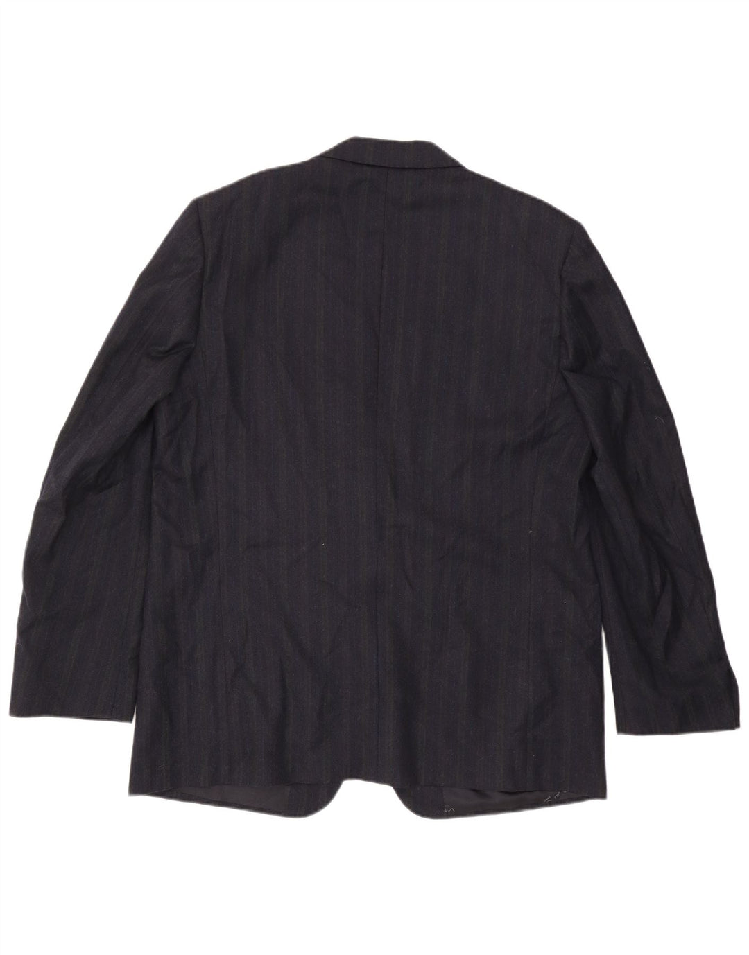 Pierre Cardin Herren 2-Knopf-Blazerjacke IT 58 4XL Marineblauer Nadelstreifen