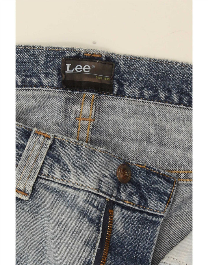Lee Herren Straight Jeans W34 L33 Blau