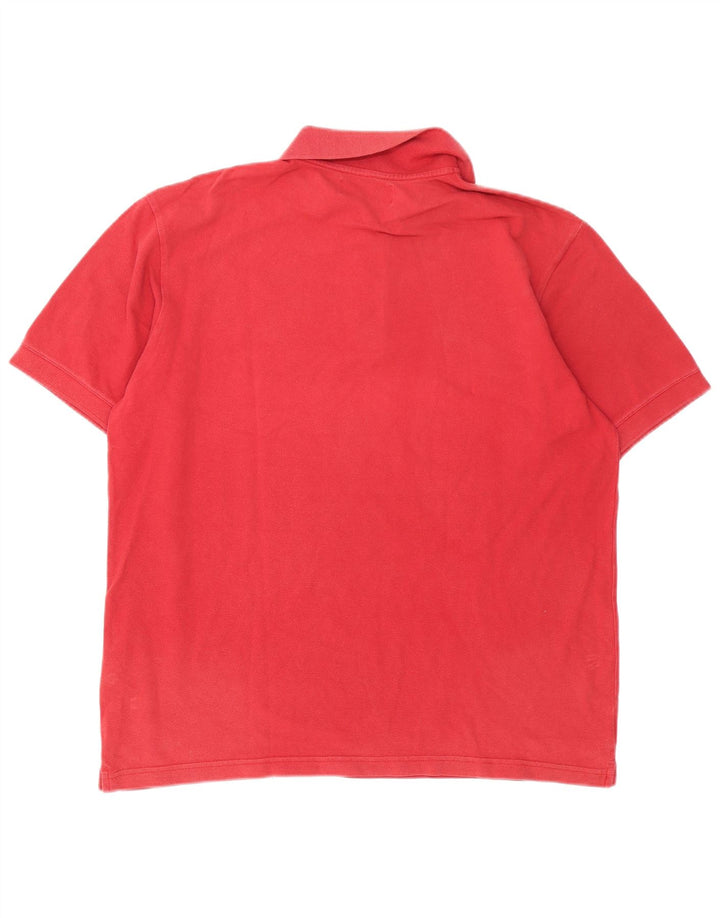 Marlboro Classics Herren-Poloshirt XL, rote Baumwolle