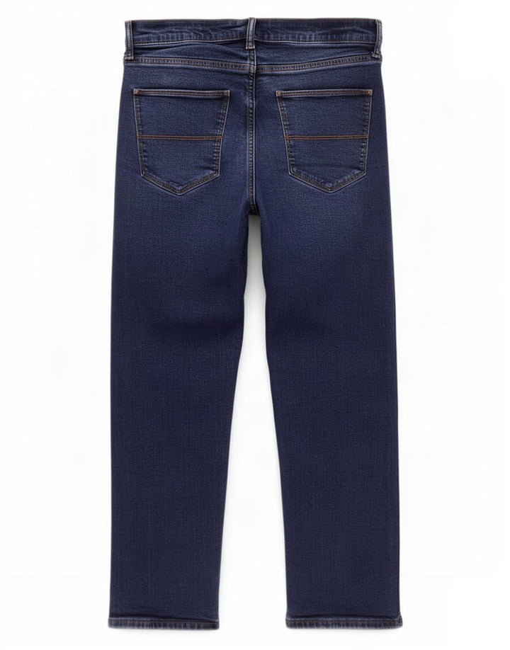 Marks & Spencer Herren-Cropped-Jeans W34 L26 Blaue Baumwolle