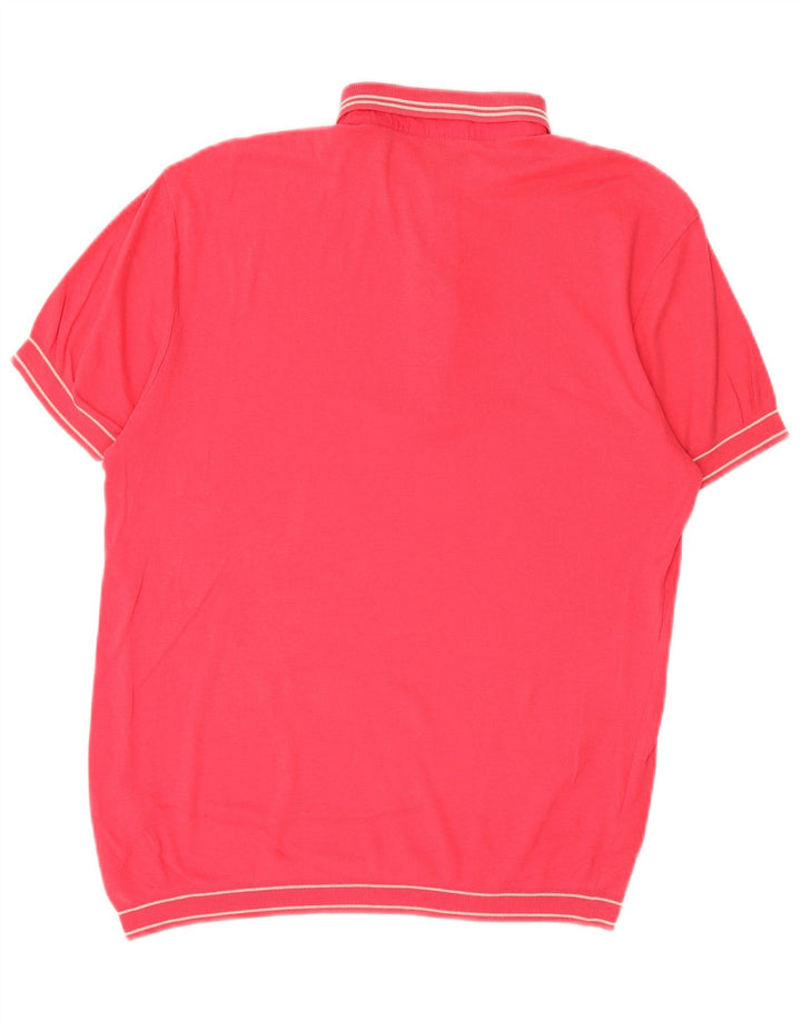 Ted Baker Herren-Pullover mit Rollkragen, Größe 3, mittelrosa gestreift