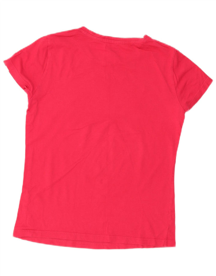 Puma Damen Graphic T-Shirt Top UK 12 Mittelrot