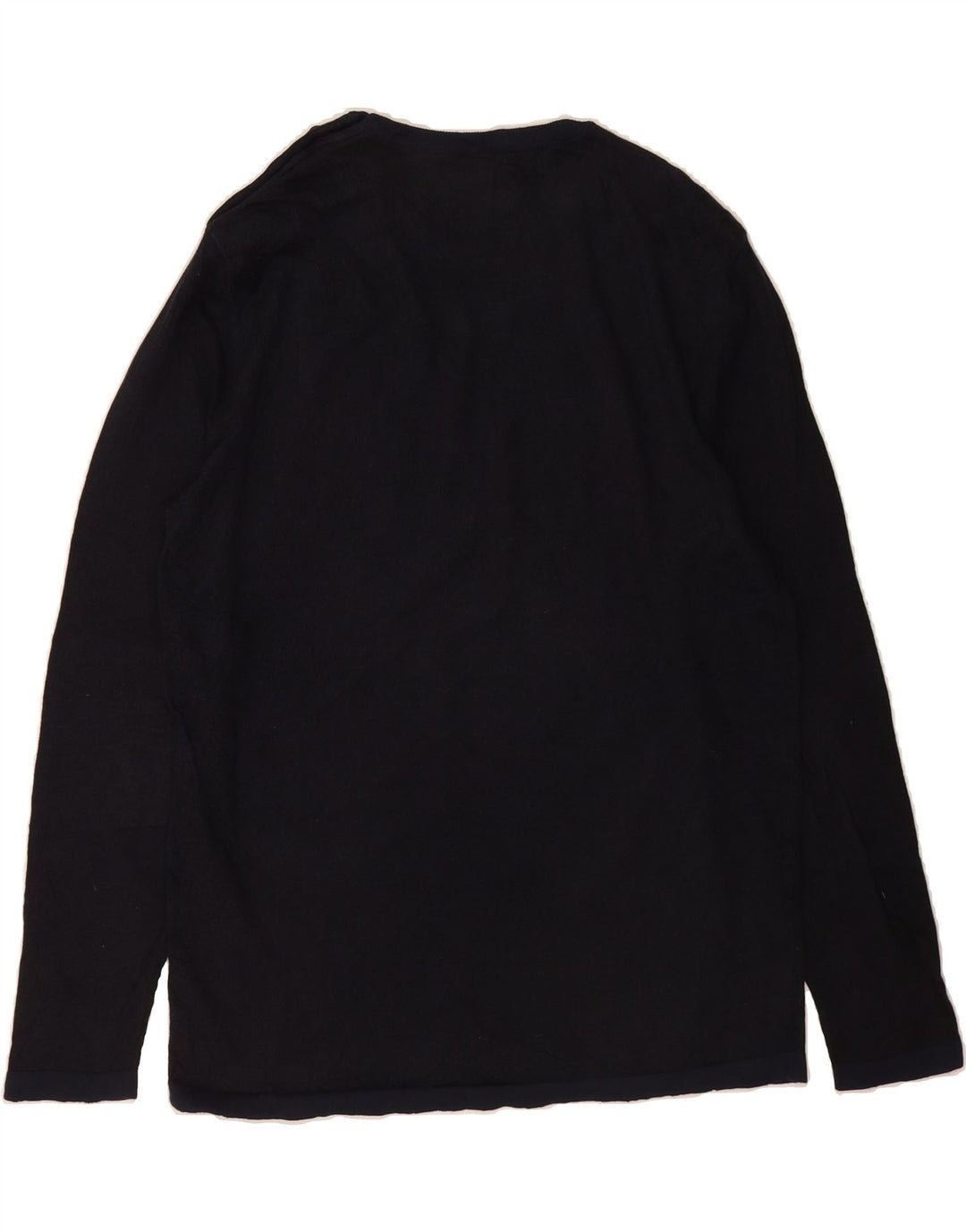 JACK & JONES Mens Core Top Long Sleeve XL Navy Blue Cotton Vintage Jack & Jones and Second-Hand Jack & Jones from Messina Hembry 