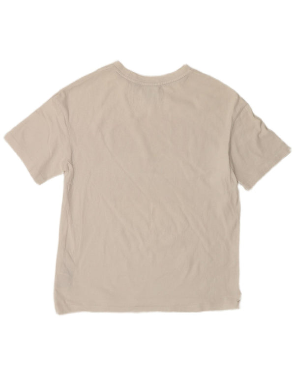 Tommy Hilfiger Herren-T-Shirt mit Grafik, Größe S, weiße Baumwolle