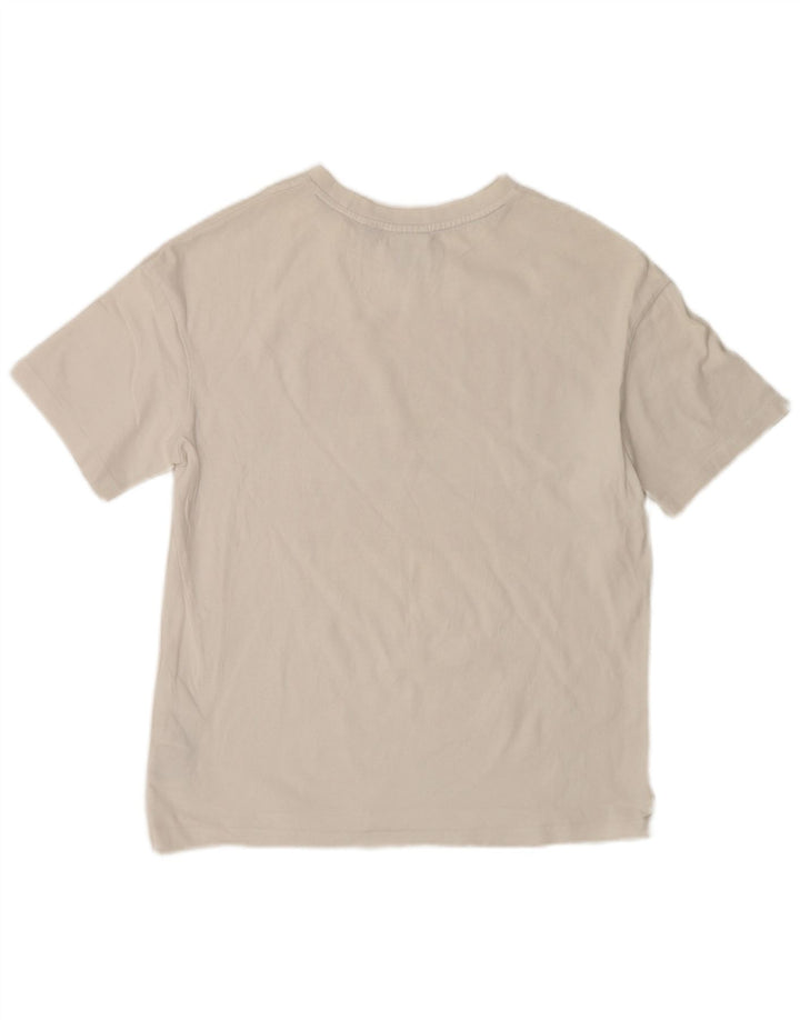 Tommy Hilfiger Herren-T-Shirt mit Grafik, Größe S, weiße Baumwolle
