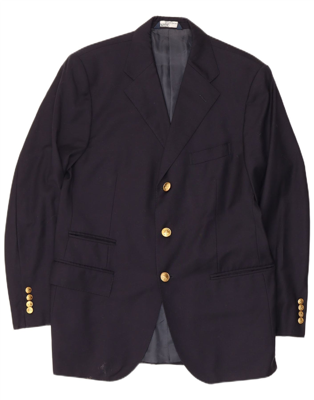 Polo Ralph Lauren Herren-Blazerjacke IT 50 Medium Navy Blue Classic