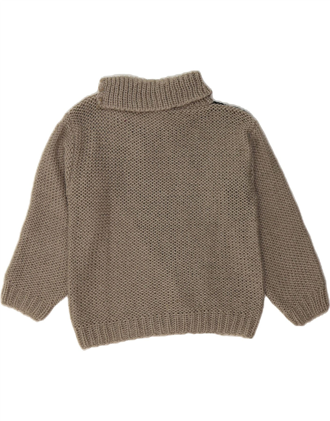 PRIMARK Womens Roll Neck Jumper Sweater EU 36 Small Grey Colourblock Vintage Primark and Second-Hand Primark from Messina Hembry 