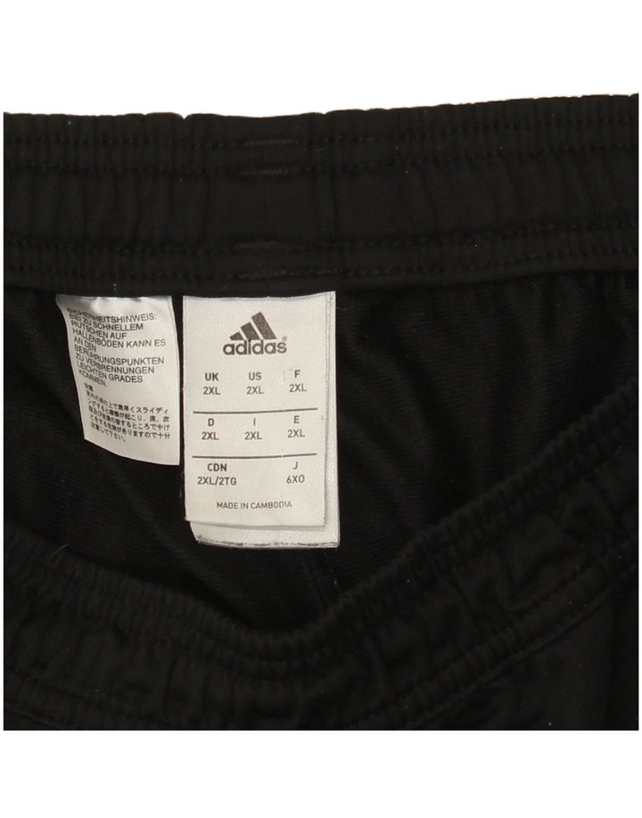 Adidas Herren Trainingshose 2XL Schwarz Polyester