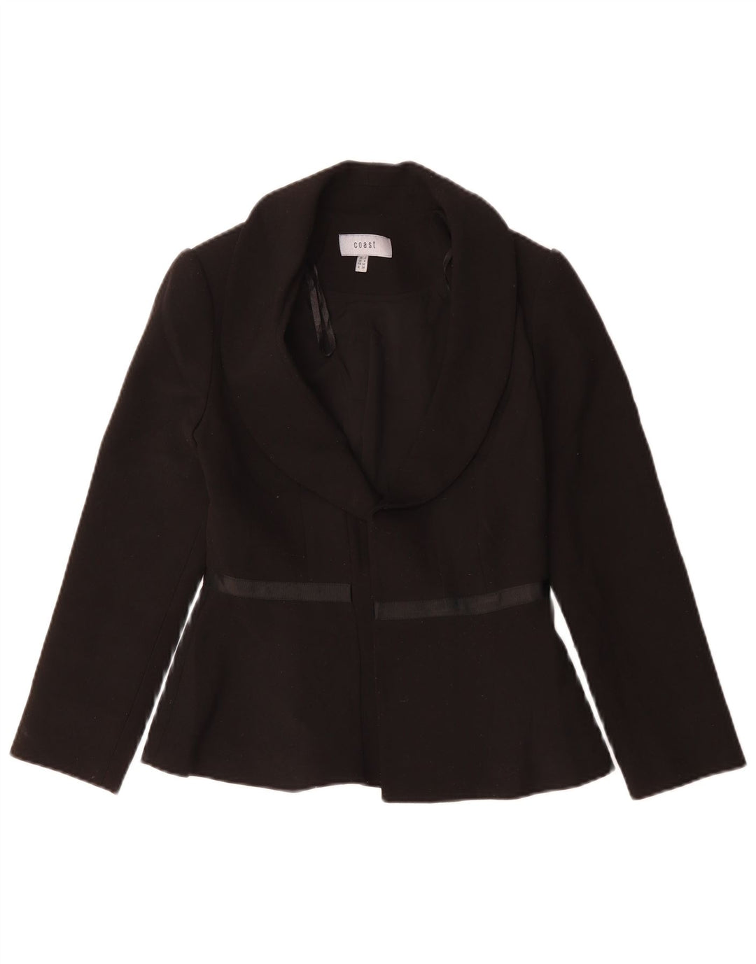 Offene Blazerjacke für Damen von Coast, UK 8, Größe S, Schwarz, Polyester
