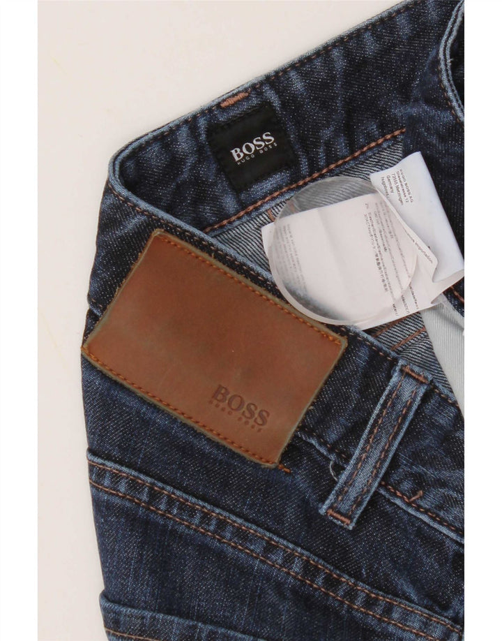 Hugo Boss Damen Slim Jeans W33 L32 Blaue Baumwolle