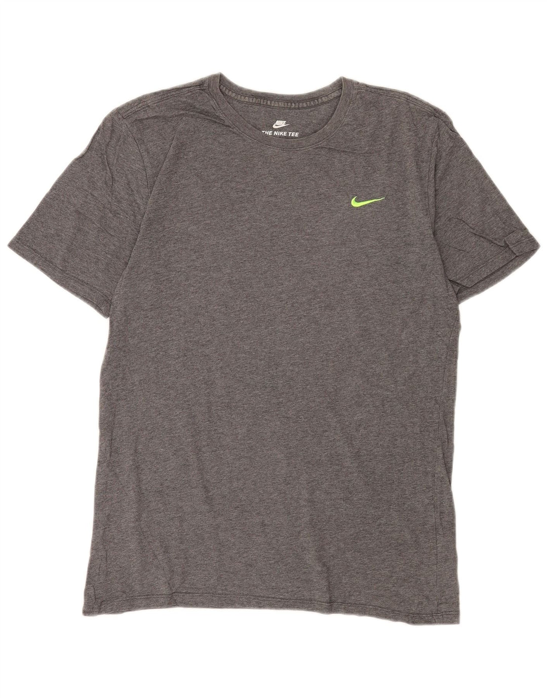 Nike Herren-T-Shirt aus mittelgrauer Baumwolle