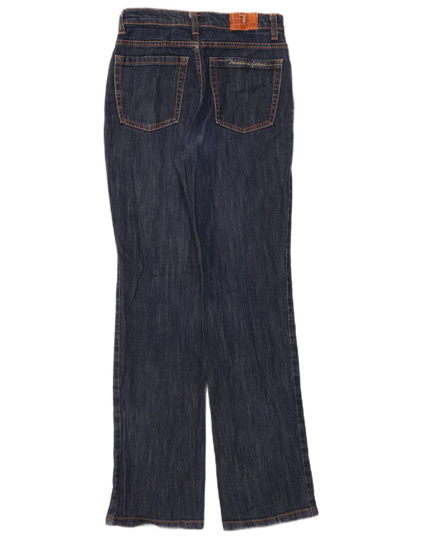 TRUSSARDI Damen Straight Jeans W25 L30 Marineblau