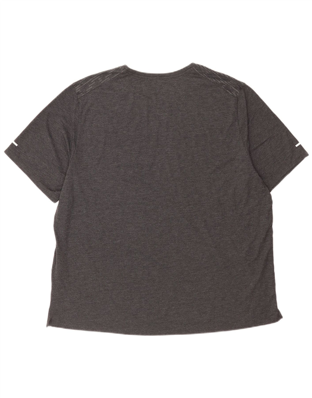 Nike Herren Dri Fit T-Shirt Top 2XL Grau Geometrisch Polyester
