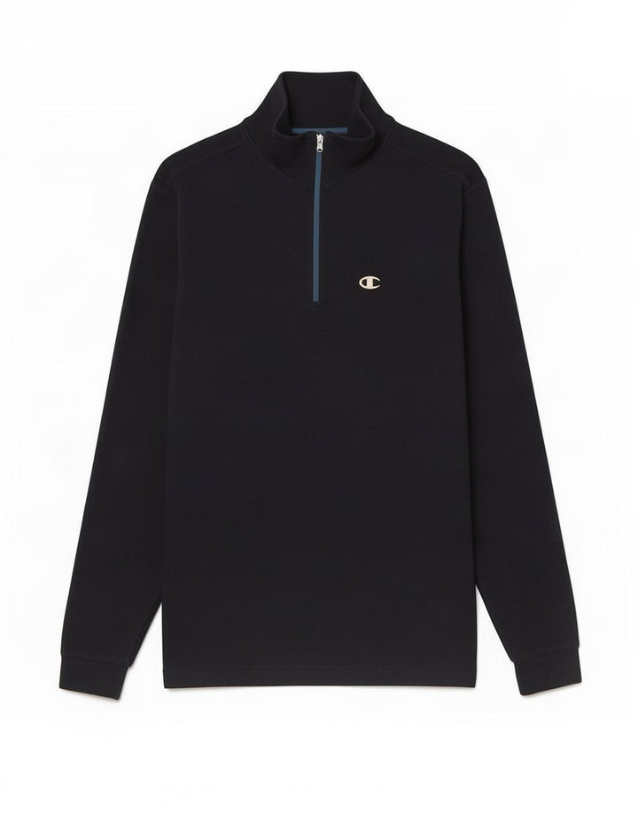 Champion Herren-Fleecepullover mit Reißverschluss, Größe S, Marineblau, Polyester