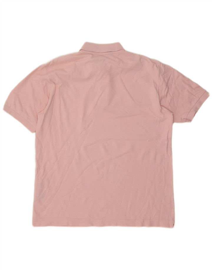 Kappa Herren-Poloshirt, groß, rosa Baumwolle