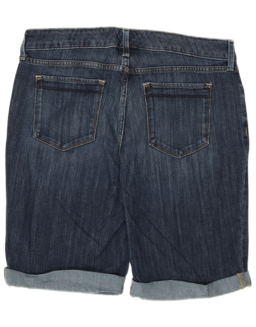 EDDIE BAUER Damen leicht kurvige Jeansshorts US 10 Large W32 Blau