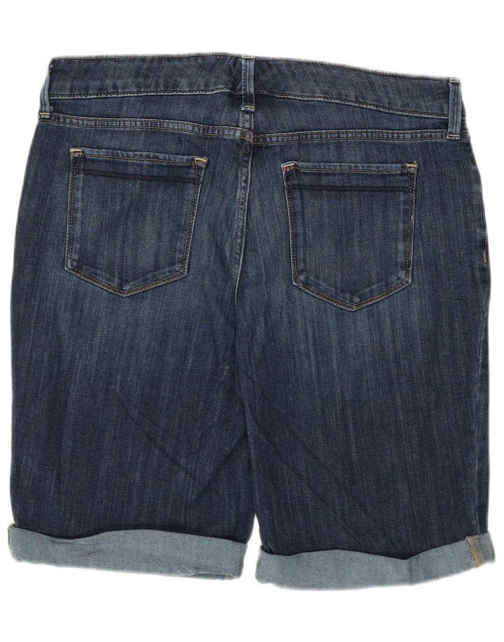 EDDIE BAUER Damen leicht kurvige Jeansshorts US 10 Large W32 Blau