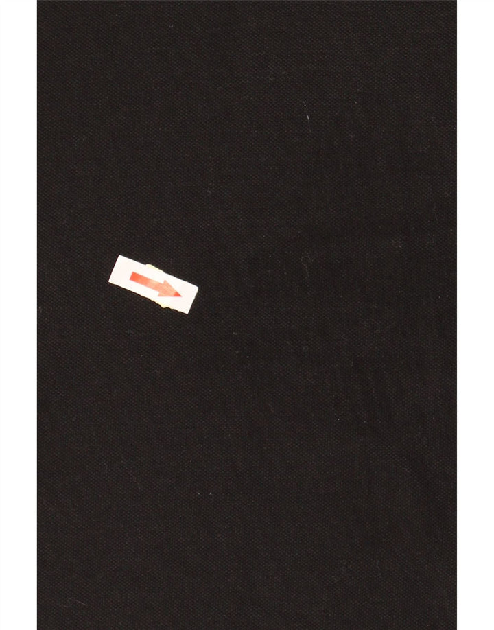 KAPPA Herren-Poloshirt, groß, schwarze Baumwolle