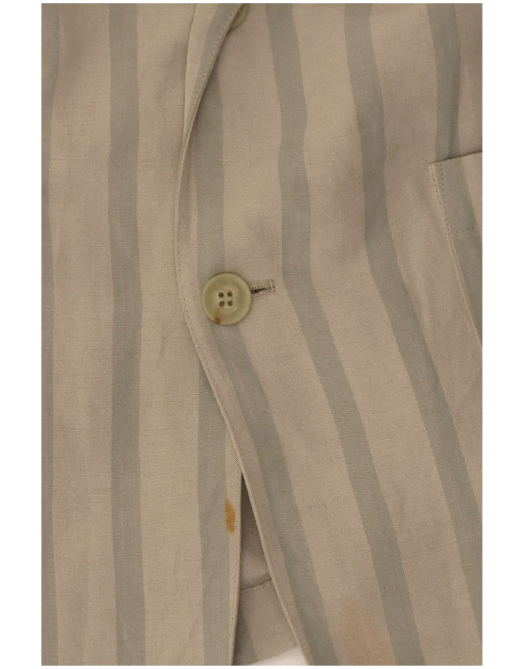 Byblos Herren-Blazer mit 2 Knöpfen, IT 48, mittelgrau, gestreift, Viskose