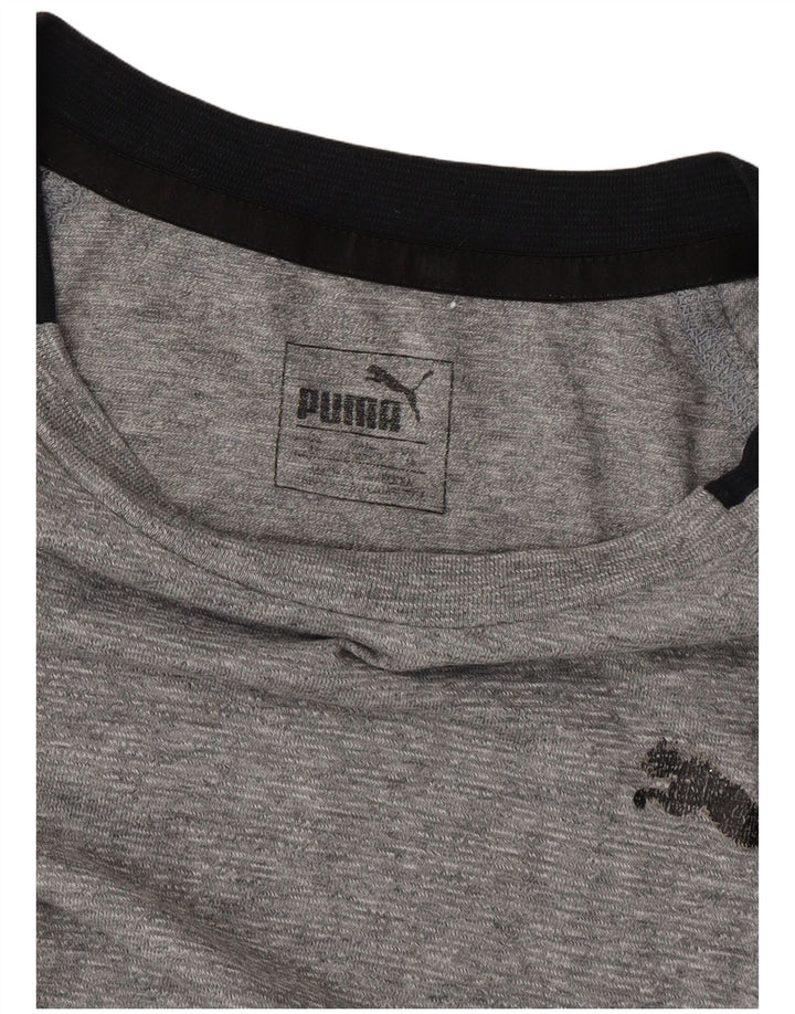 Puma Herren T-Shirt Mittelgrau meliert