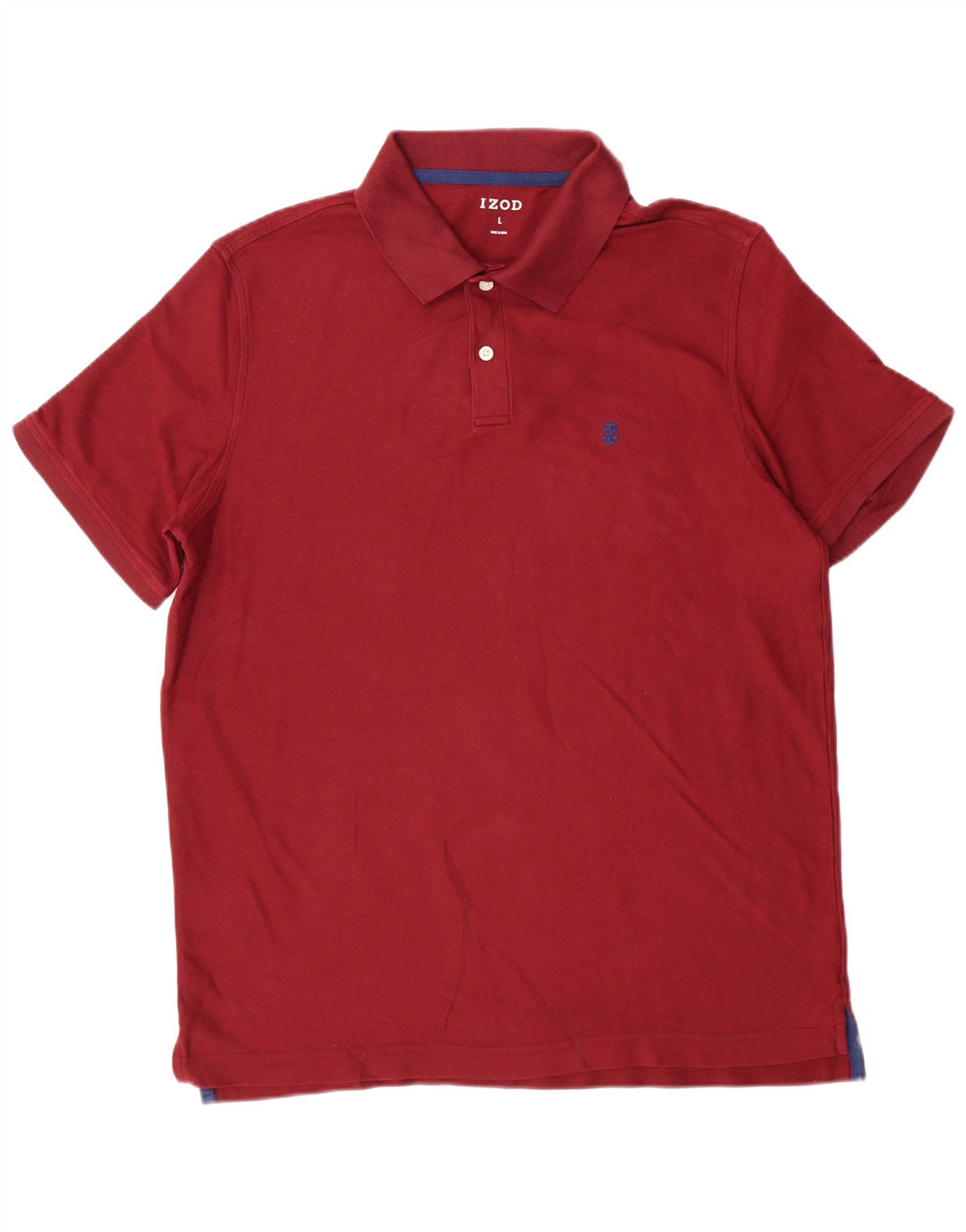 IZOD Herren-Poloshirt, groß, Burgunderrot, Baumwolle
