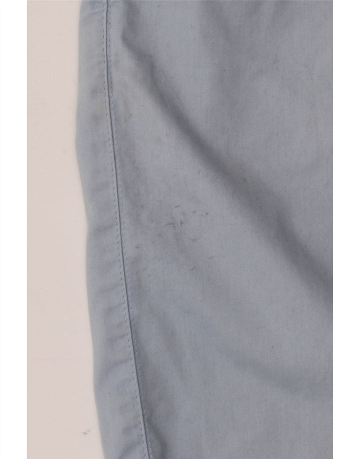 MARKS & SPENCER Herren Blue Harbor Chino Shorts W36 Große blaue Baumwolle
