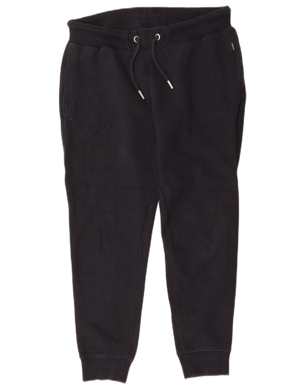 Superdry Damen-Trainingshose, Jogginghose, Größe 40, Marineblau, Polyester