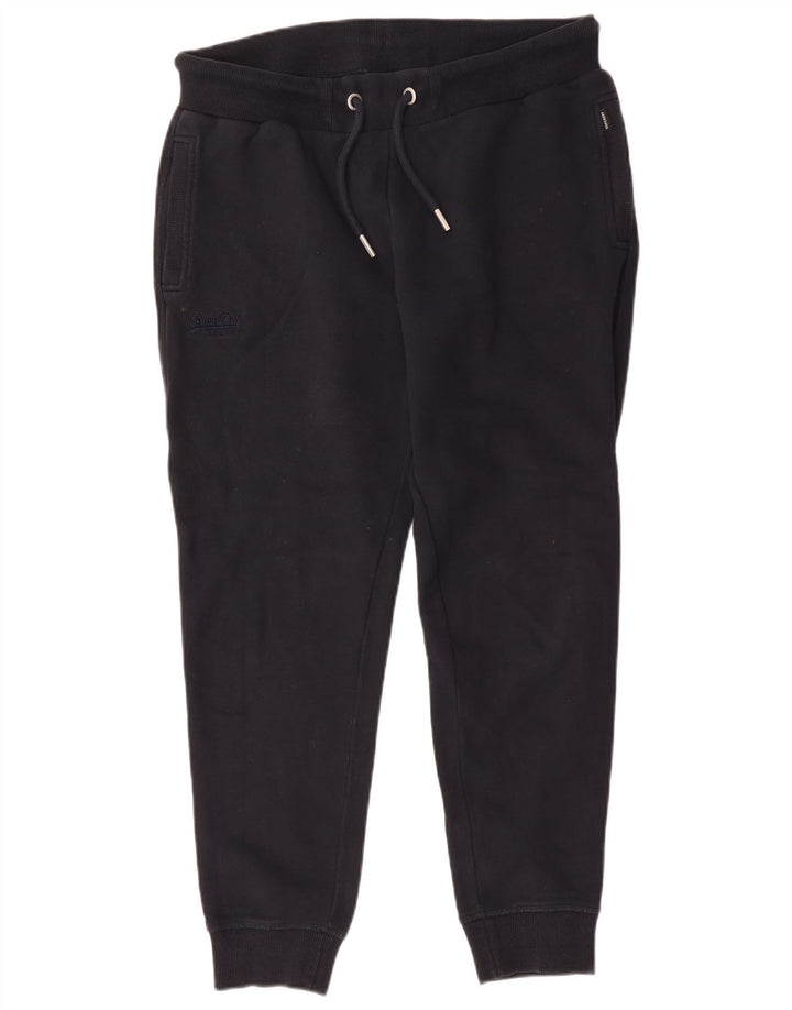 Superdry Damen-Trainingshose, Jogginghose, Größe 40, Marineblau, Polyester