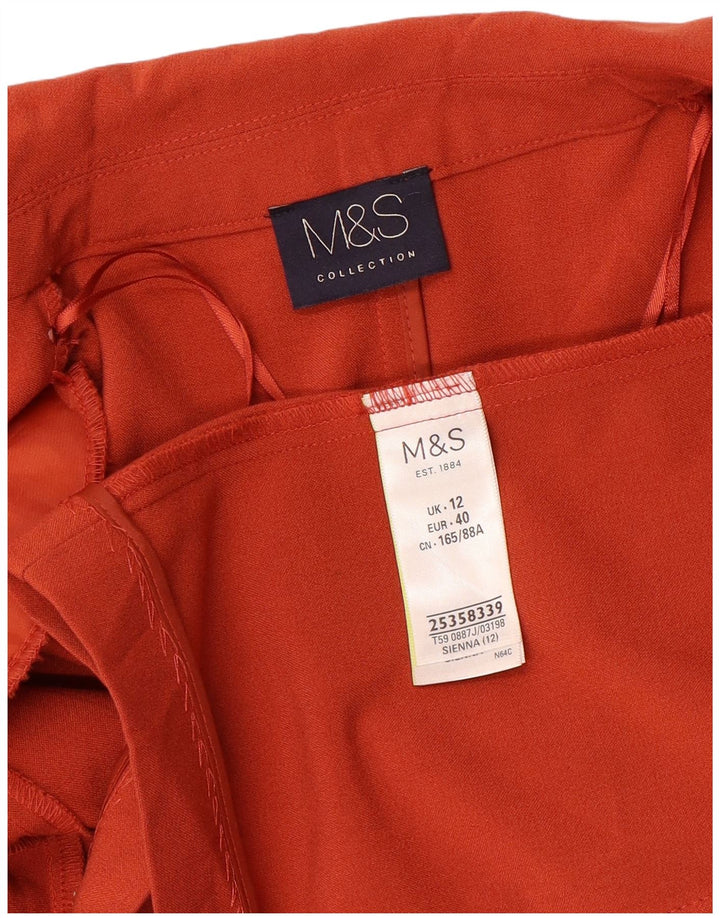 Marks & Spencer Damen-Blazer mit offenen 3/4-Ärmeln, UK 12, Mittelorange