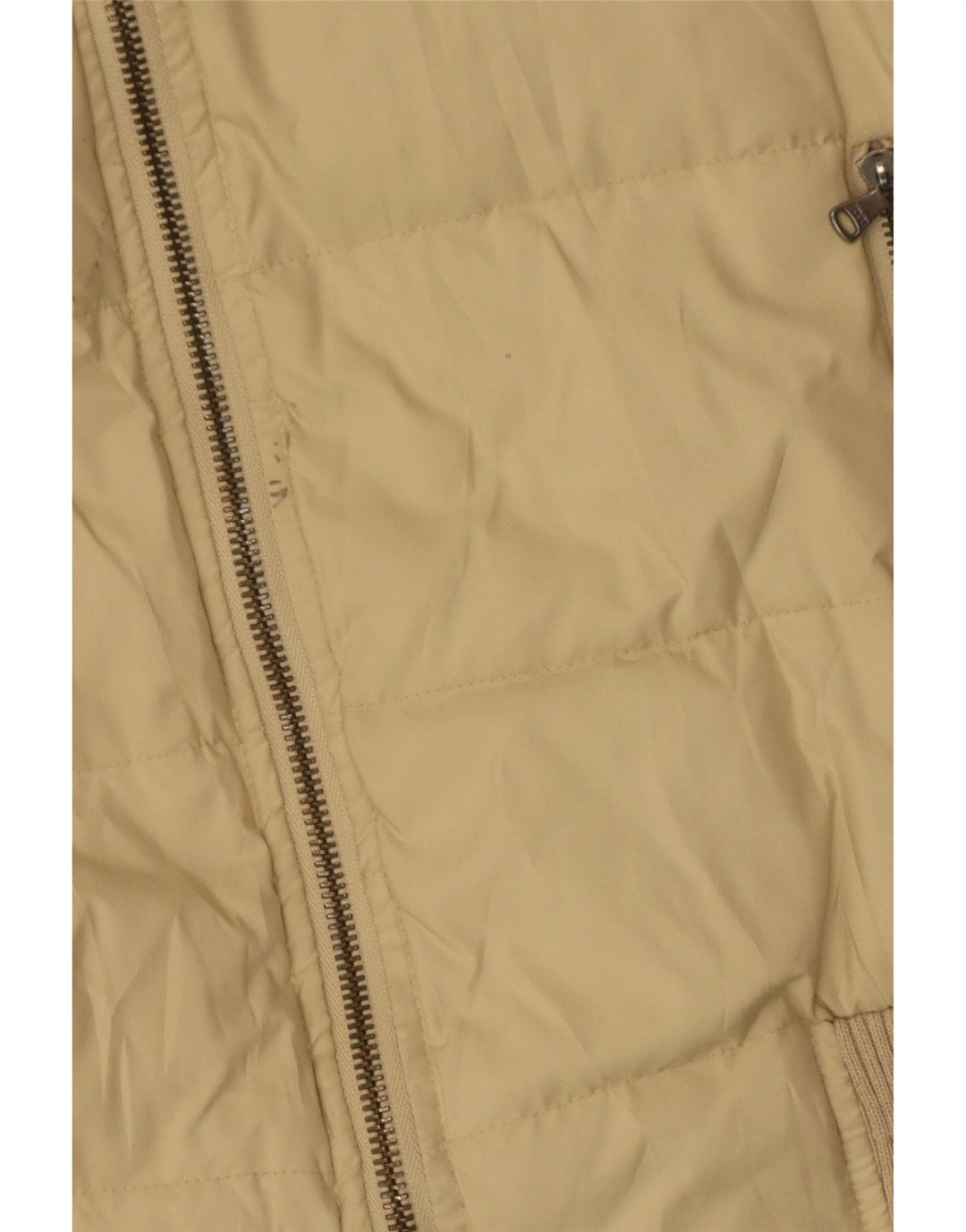 Calvin Klein Jeans Damen Wattierte Jacke UK 14 Medium Beige Polyester
