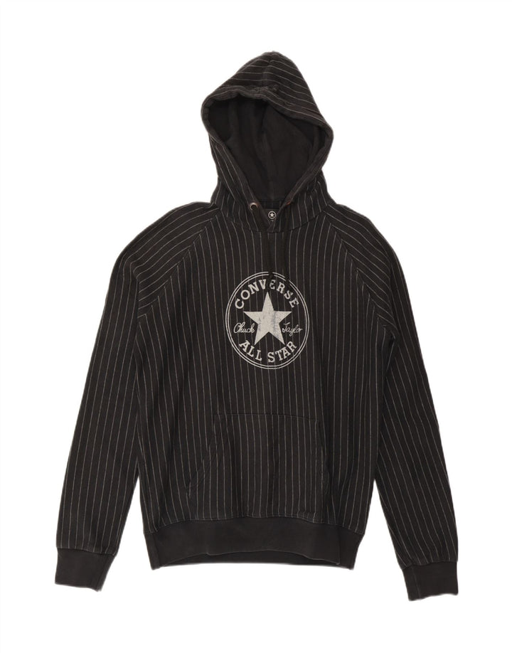 CONVERSE Herren Chuck Taylor Graphic Hoodie Pullover Medium Schwarz gestreift