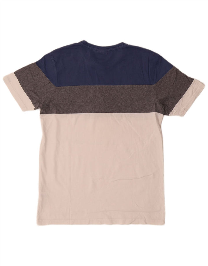 Ellesse Herren-T-Shirt mit Grafik, mittelgroß, mehrfarbig, Colourblock-Baumwolle
