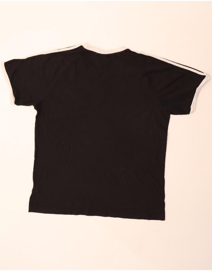 Adidas Herren T-Shirt Top XL Schwarz Baumwolle