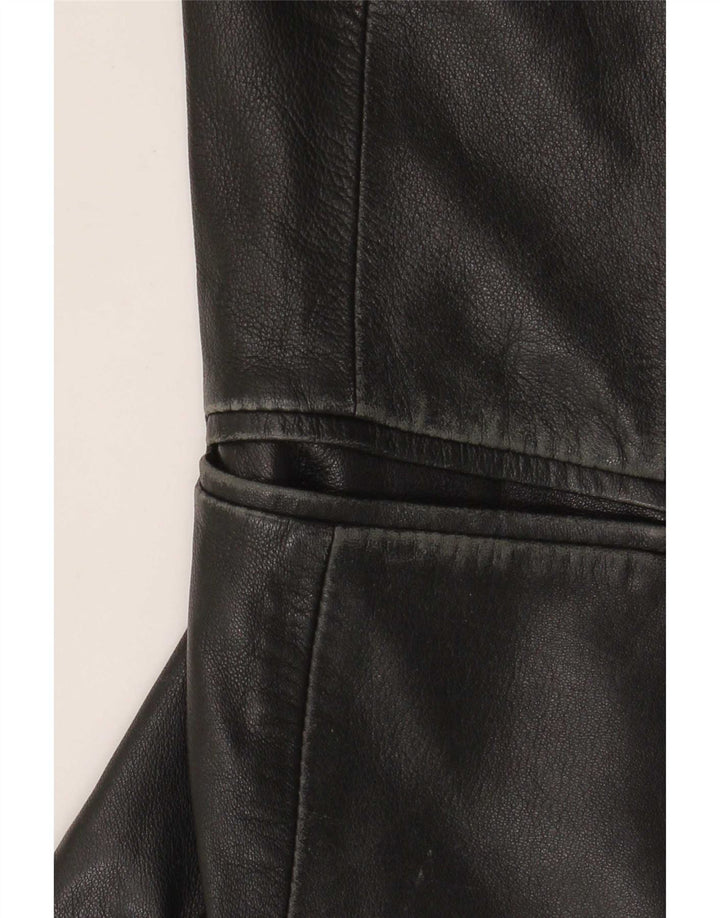 International Concepts Damen Lederjacke US 6 Medium Schwarz