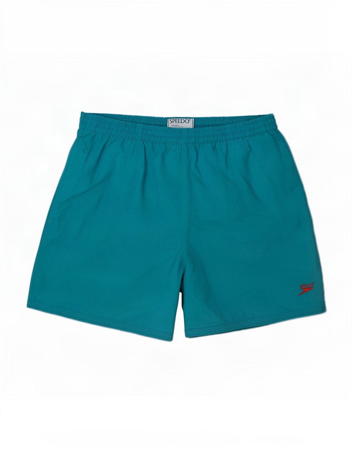 Speedo Herren-Badeshorts aus mittelblauem Nylon
