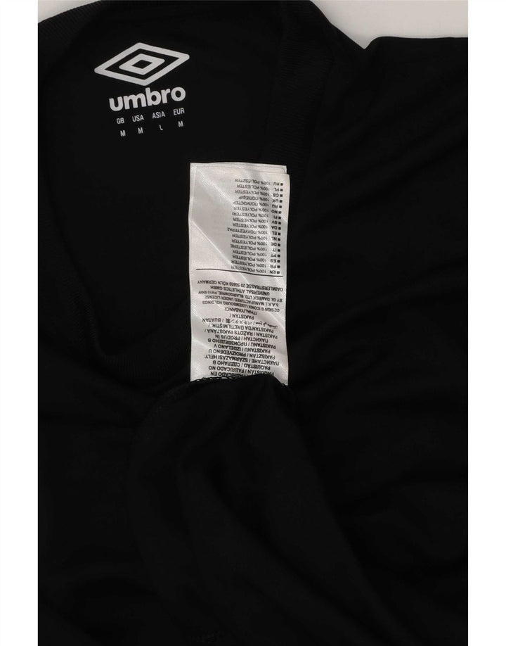 Umbro Herren T-Shirt Top Medium Schwarz Polyester