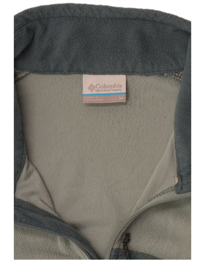 Columbia Damen Fleecejacke UK 14 Medium Grün Colourblock