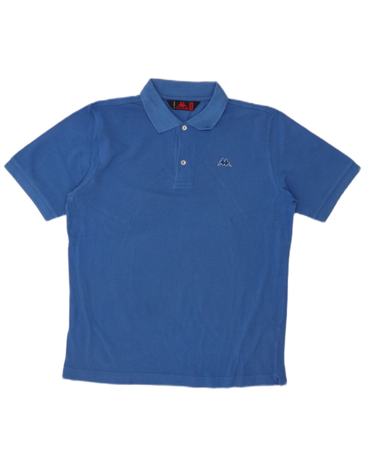 KAPPA Herren Poloshirt mittelblaue Baumwolle