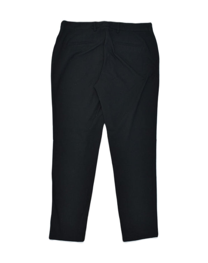 BANANA REPUBLIC Womens Chino Trousers US 4 Small W30 Black Polyester | Vintage | Thrift | Second-Hand | Used Clothing | Messina Hembry 