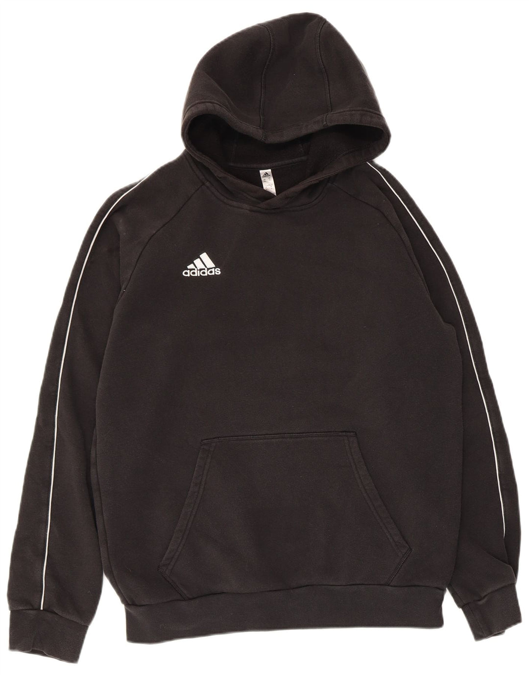Adidas Herren Kapuzenpullover Mittelschwarz Baumwolle