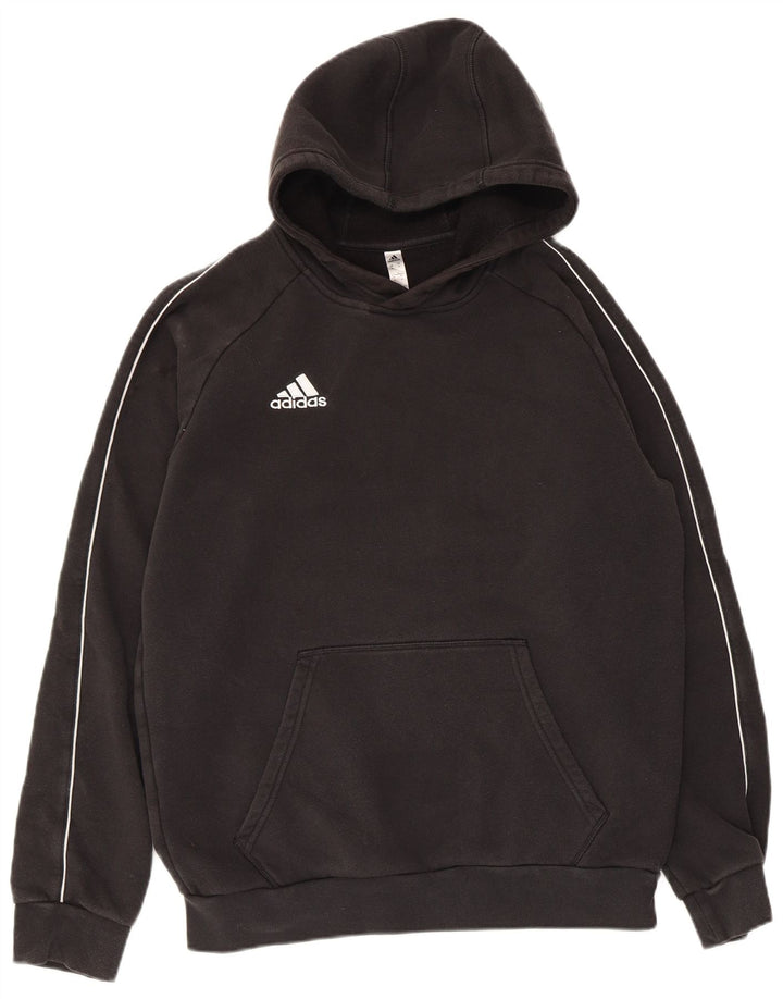 Adidas Herren Kapuzenpullover Mittelschwarz Baumwolle