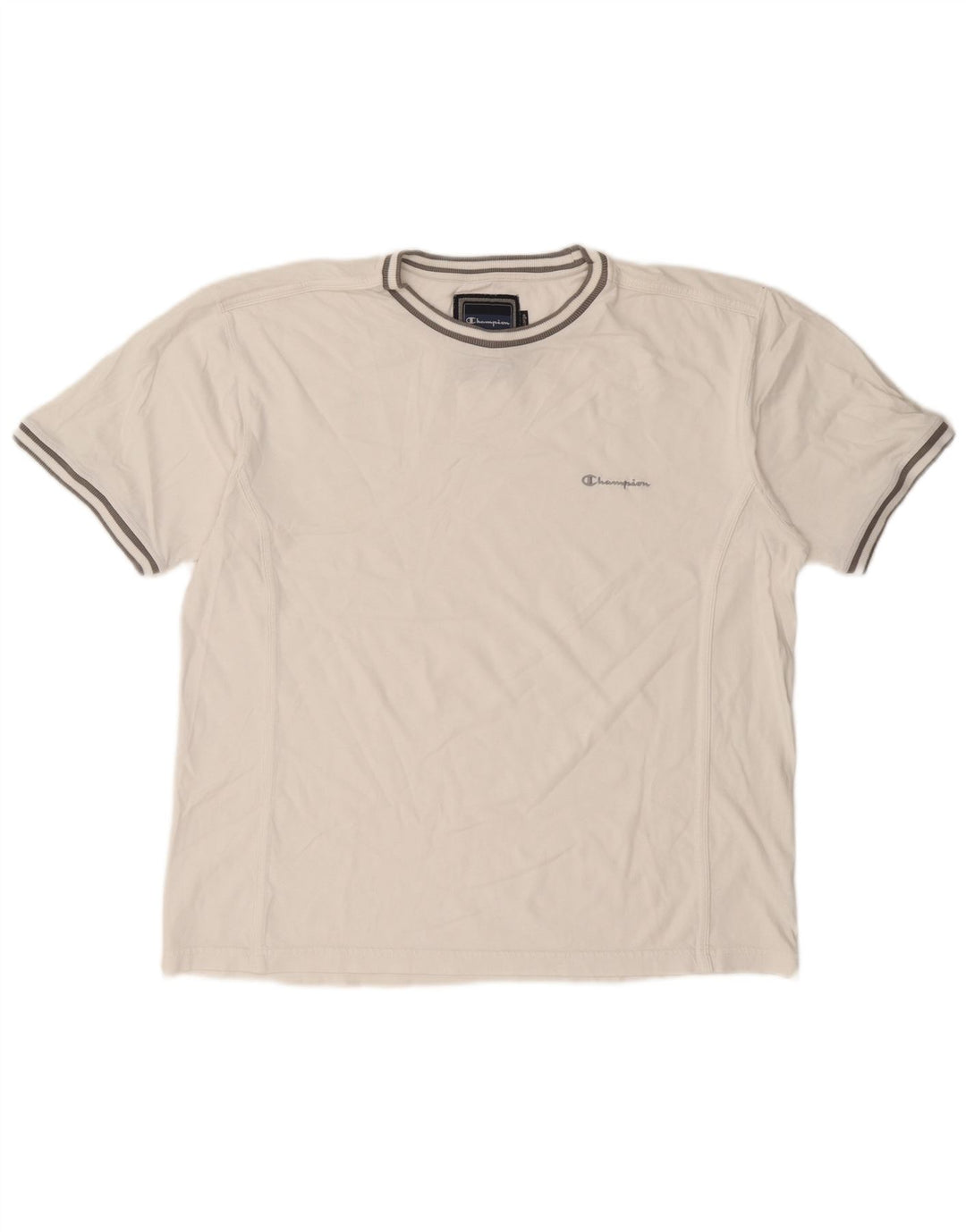 Champion Herren T-Shirt Top XL Weiße Baumwolle