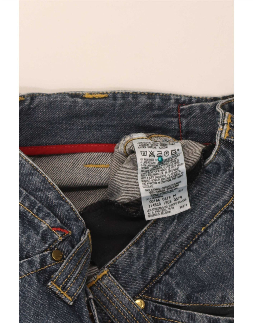 Levi's Herren-Bermudashorts aus Denim mit Grafik, Größe M, W32, Blau, Baumwolle
