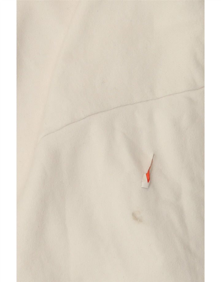 Levi's Herren-Pullover mit grafischem Kapuzenpullover, groß, aus weißer Baumwolle