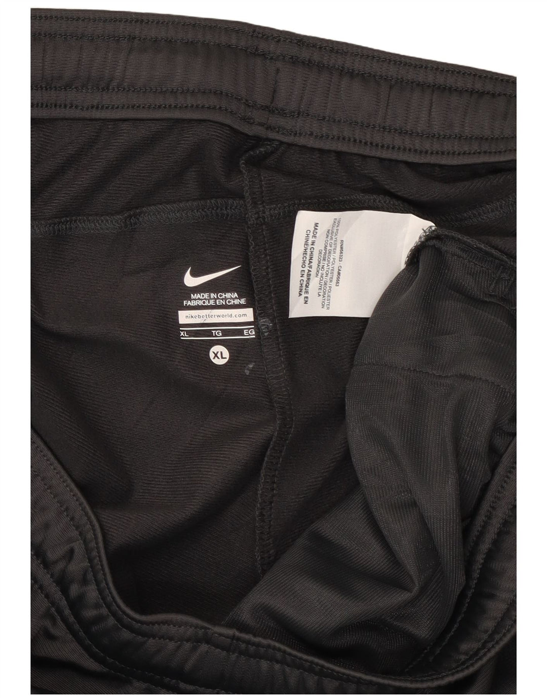 Nike Damen Capri-Trainingshose UK 18 XL Graues Colourblock-Polyester