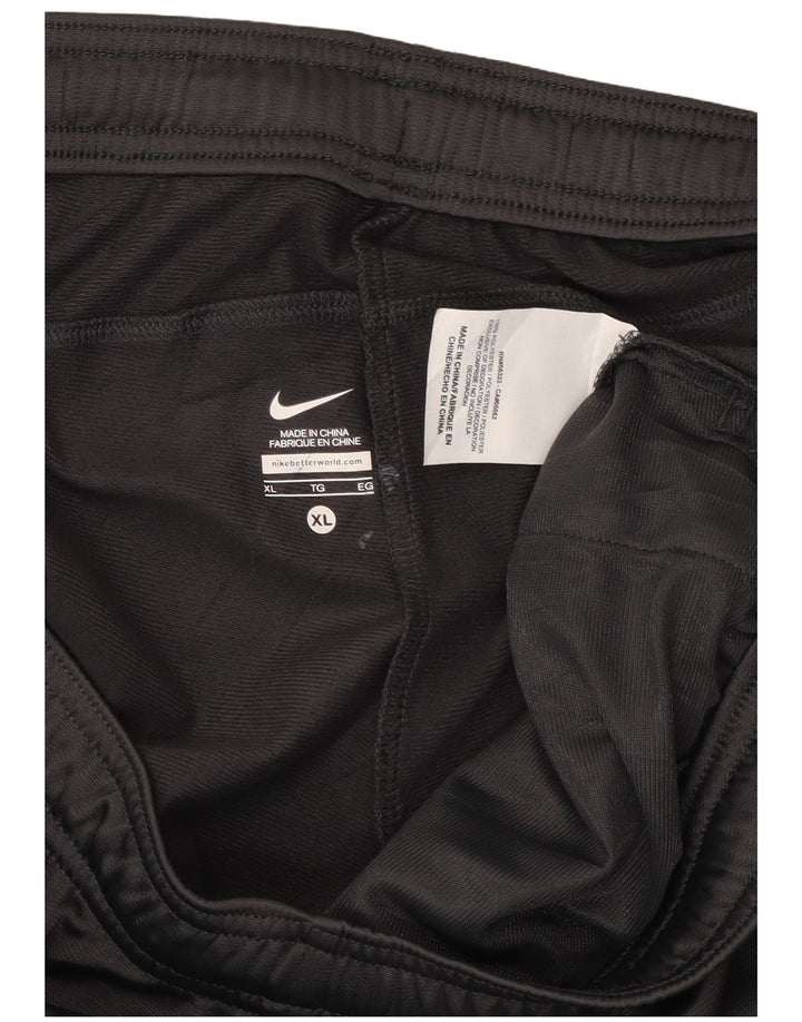 Nike Damen Capri-Trainingshose UK 18 XL Graues Colourblock-Polyester
