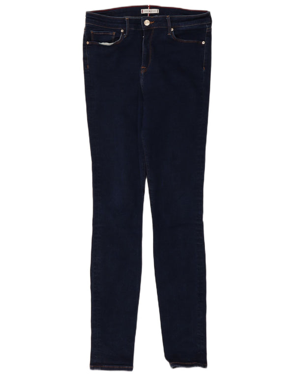 Tommy Hilfiger Damen Como Skinny Jeans W31 L32 Marineblau Baumwolle