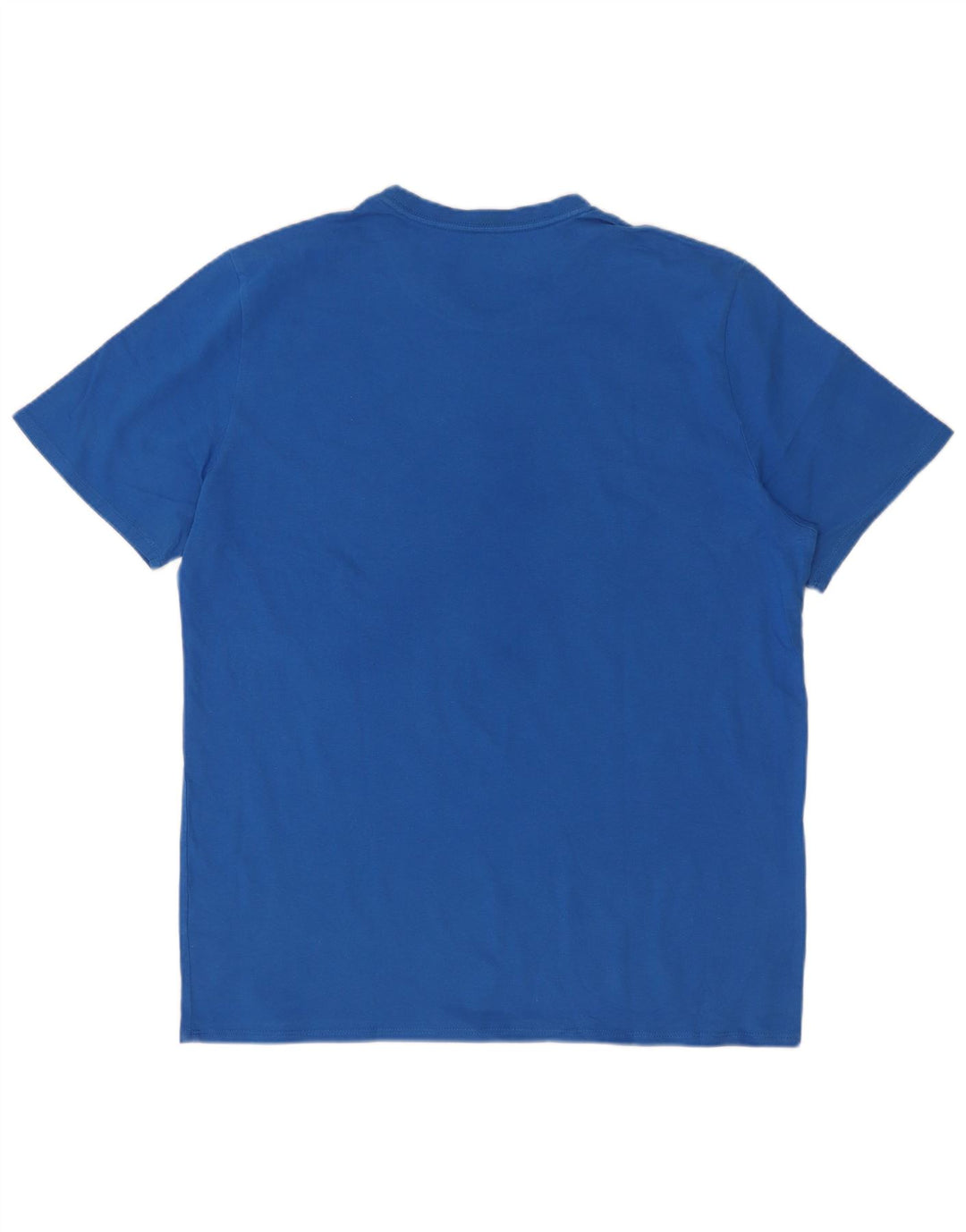 Calvin Klein Herren-T-Shirt mit Grafik, mittelblaue Baumwolle