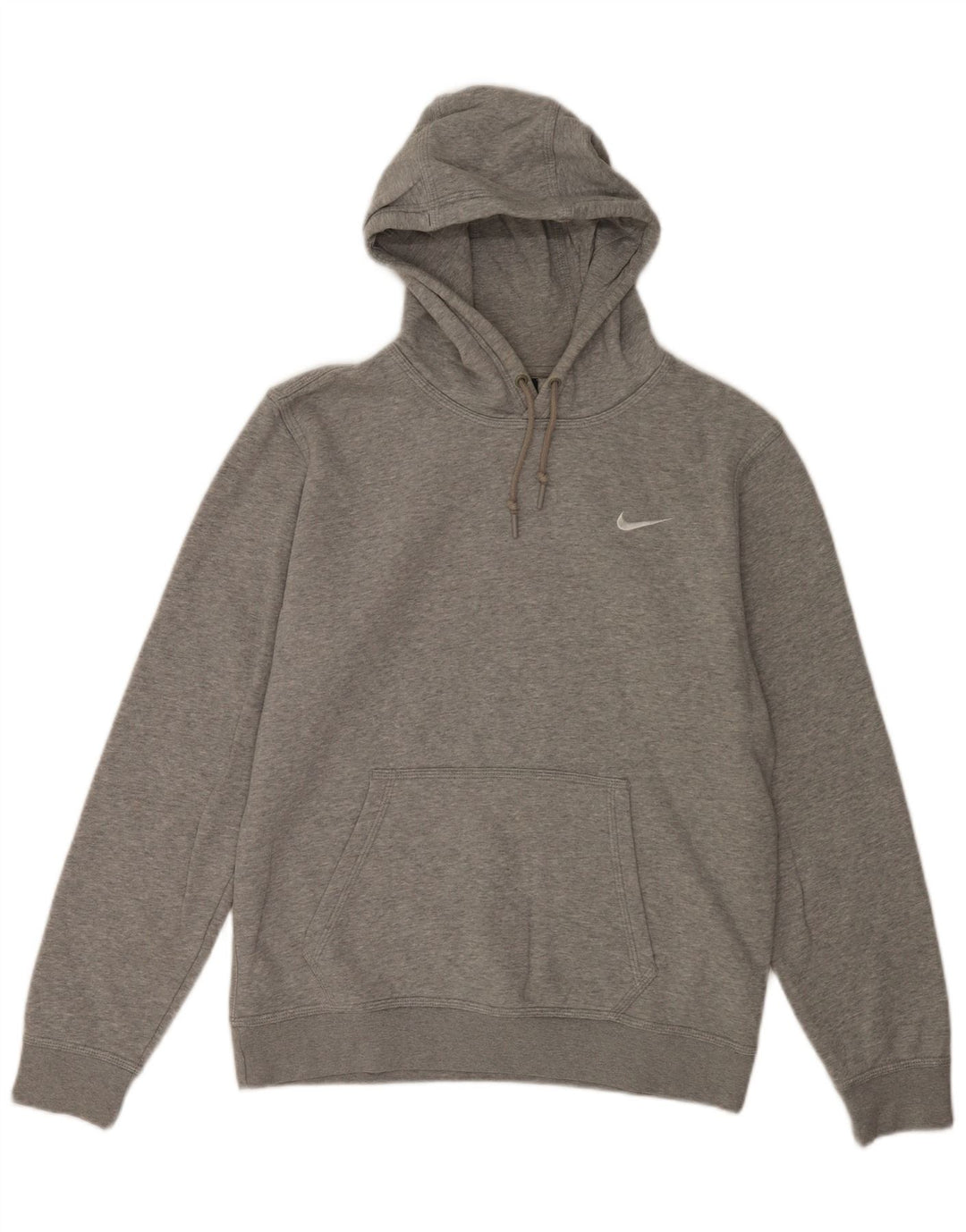 Nike Herren Kapuzenpullover aus mittelgrauer Baumwolle