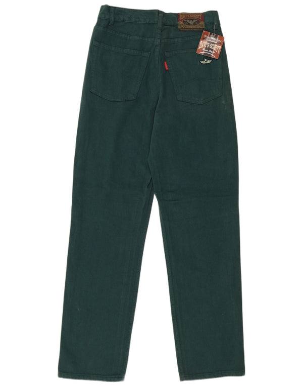 Vintage Damen Jeans mit hoher Taille IT 44 Medium W28 L31 Grün